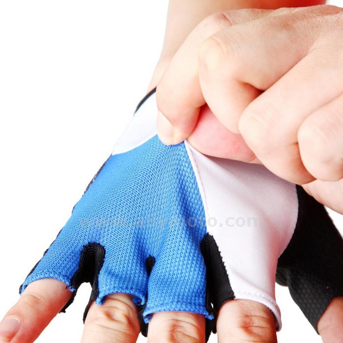 130 Microfiber Breathable Mesh Gloves Unisex Half Finger@6